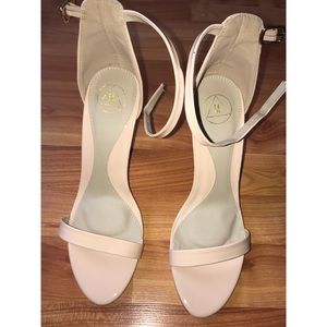 Missguided nude strappy heels